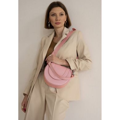 Женская кожаная сумка Mandy розовая Blanknote TW-Mandy-pink
