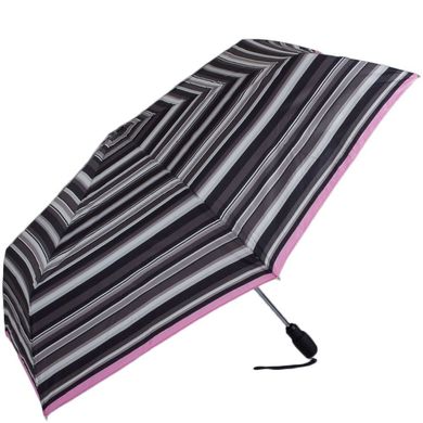Зонт женский компактный облегченный автомат FULTON (ФУЛТОН) FULL711-Graphite-Stripe Серый