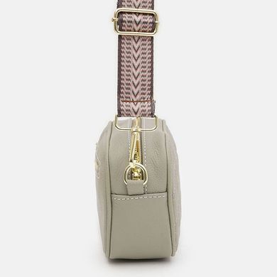 Женская кожаная сумка Borsa Leather K16602light.gr-gray