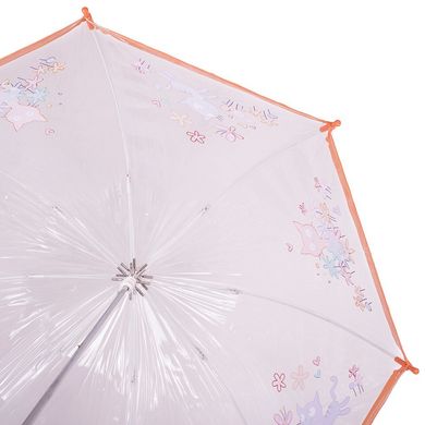 Зонт-трость детский механический облегченный ZEST (ЗЕСТ) Z51510-15 Прозрачный