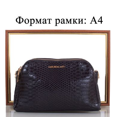 Жіноча міні-сумка з якісного шкірозамінника AMELIE GALANTI (АМЕЛИ Галант) A991316-black Чорний