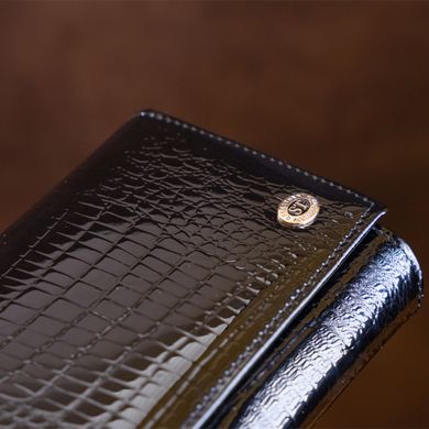Кошелек женский ST Leather 18433 (S9001A) надежный Черный
