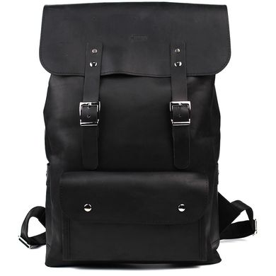 Кожаный рюкзак TARWA RA-9001 из лошадиной кожи Черный