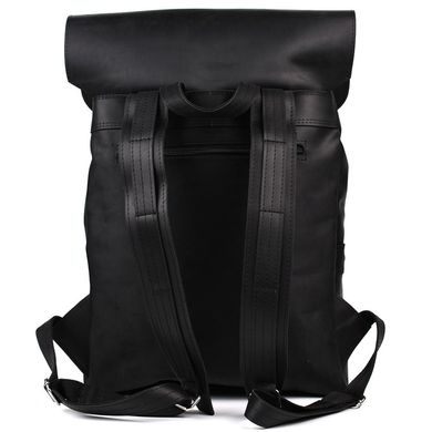 Шкіряний рюкзак TARWA RA 9001 з кінської шкіри Чорний