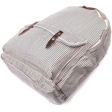 Летний женский рюкзак с качественного текстиля Vintage sale_15077 Молочный