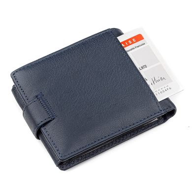 Чоловічий гаманець ST Leather 18333 (ST102) зручний Синій