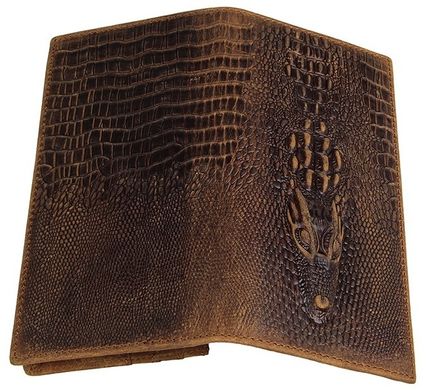 Купюрник мужской Vintage 14381 кожаный Коричневый