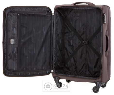 Надежный чемодан на 4-х колесах WITTCHEN 56-3-332-4, Коричневый