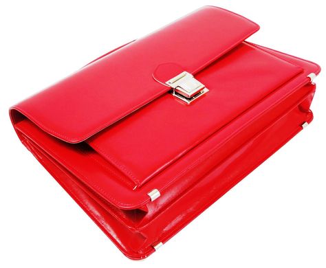 Діловий жіночий портфель з еко шкіри AMO SST09 червоний