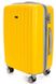 Невелика пластикова валіза жовтого кольору WITTCHEN V25-10-812-60, Жовтий