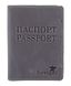 Шкіряна обкладинка на паспорт SHVIGEL 00098