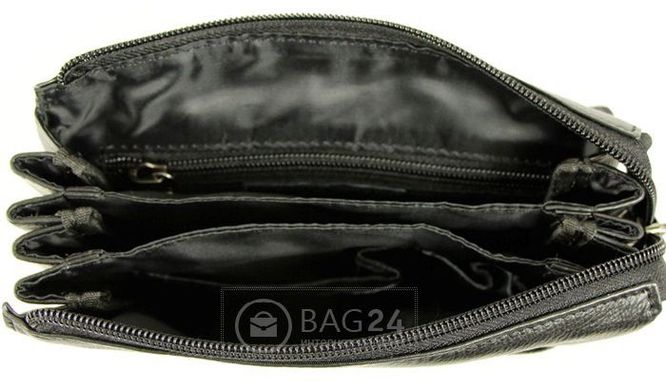 Небольшая мужская кожаная сумка TOFIONNO 00334, Черный