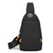 Мужская текстильная сумка слинг Confident ATN02-2023A Черный