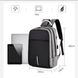 Текстильный большой серый мужской рюкзак для ноутбука Tiding Bag BPT01-CV-9006G Серый