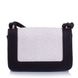 Жіноча міні-сумка з якісного шкірозамінника AMELIE GALANTI (АМЕЛИ Галант) A1410190-white-black Чорний
