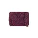 Фиолетовый дизайнерский зажим для денег с натуральной матовой кожи, коллекция "Let's Go Travel"