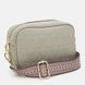 Женская кожаная сумка Borsa Leather K16602light.gr-gray