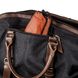 Дорожня сумка текстильна велика Vintage 20166 Чорна