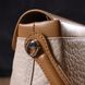 Фактурная сумка кросс-боди из натуральной кожи 22131 Vintage Молочная