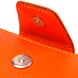 Яркое вертикальное портмоне для женщин с монетницей на молнии из натуральной кожи флотар CANPELLINI 21602 Оранжевое