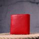 Яскраве жіноче портмоне з натуральної шкіри KARYA 21316 Червоний