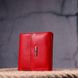Яркое женское портмоне из натуральной кожи KARYA 21316 Красный