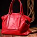 Красива яскрава сумка жіноча KARYA 20937 шкіряна Червоний