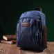 Надежный рюкзак из полиэстера с большим количеством карманов Vintage 22146 Синий