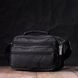 Удобная мужская сумка на плечо из качественного полиэстера FABRA 22577 Черный