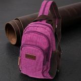 Модный рюкзак из полиэстера с большим количеством карманов Vintage 22147 Фиолетовый фото