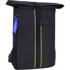 Рюкзак для ноутбука Bagland Roll 21 л. Чорний (0015666) 85748244