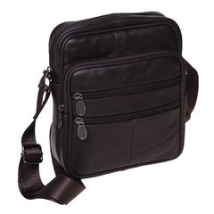 Мужская кожаная сумка Borsa Leather K14012-brown