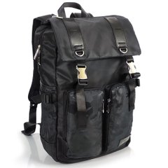 Черный большой рюкзак Tiding Bag BPT01-CV-174254-1A с клапаном Черный