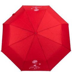 Зонт женский механический компактный облегченный ART RAIN (АРТ РЕЙН) ZAR3512-74 Красный