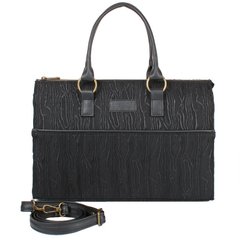 Женская сумка из качественного кожезаменителя LASKARA (ЛАСКАРА) LK10199-black-wood Черный
