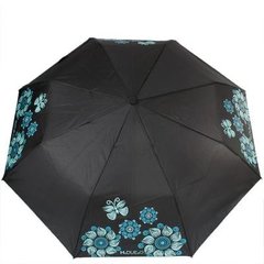 Зонт женский облегченный компактный полуавтомат H.DUE.O (АШ.ДУЭ.О) HDUE-261-3 Черный