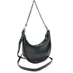 Женская сумка полукруглой формы Firenze Italy F-IT-98103A-N Черный