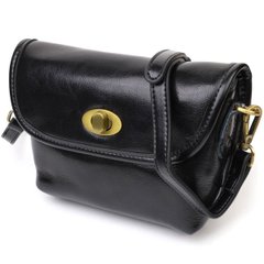 Идеальная сумка кросс-боди из натуральной кожи 22132 Vintage Черная
