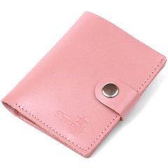 Компактное женское портмоне из натуральной кожи Shvigel 16488 Розовый