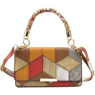 Кроссбоди из эко-кожи с геометрическим рисунком Lilly P2-15119230R мультиколор