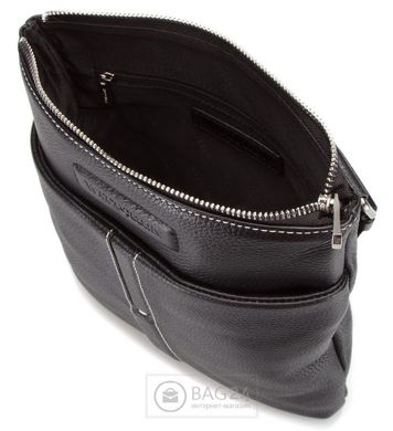 Сверхнадежная кожаная мужская сумка через плечо WITTCHEN 28-4-021B-1, Черный