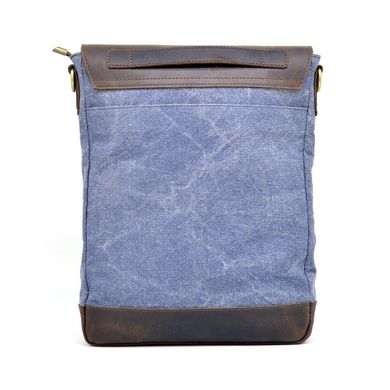 Вертикальная мужская сумка парусина и кожа RK-1808-4lx TARWA