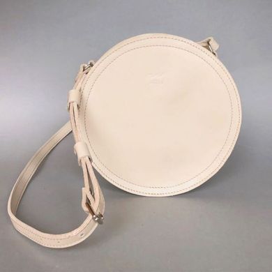 Женская кожаная сумка Amy S бежевая Blanknote TW-Amy-small-beige-ksr