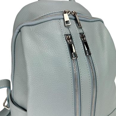 Шкіряний жіночий рюкзак Firenze Italy F-IT-5553BL Блакитний