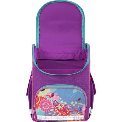 Рюкзак школьный каркасный с фонариками Bagland Успех 12 л. фиолетовый 502 (00551703) 80217040