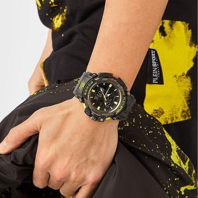 Мужские часы Plein Sport COMBAT 50 мм Черный PSNBA0423