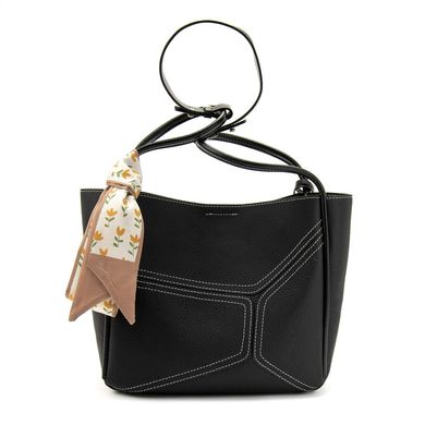 Жіноча сумка через плече з натуральної шкіри Olivia Leather B24-W-6055A Чорний