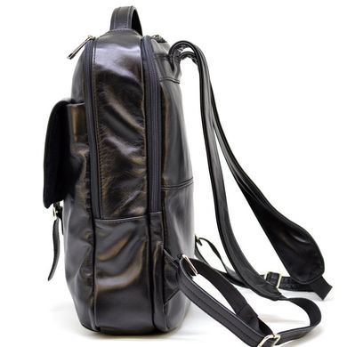 Чоловічий рюкзак з натуральної шкіри GA-7284-3md TARWA Чорний