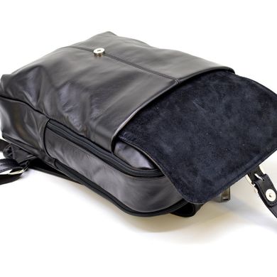 Мужской рюкзак из натуральной кожи GA-7284-3md TARWA Черный
