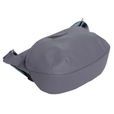Женская сумка из натуральной кожи 1556F Vip Collection серая 1556.G.FLAT